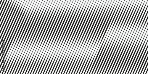 modern abstract repeatable seamless black white gradient diagonal thin line pattern. vector
