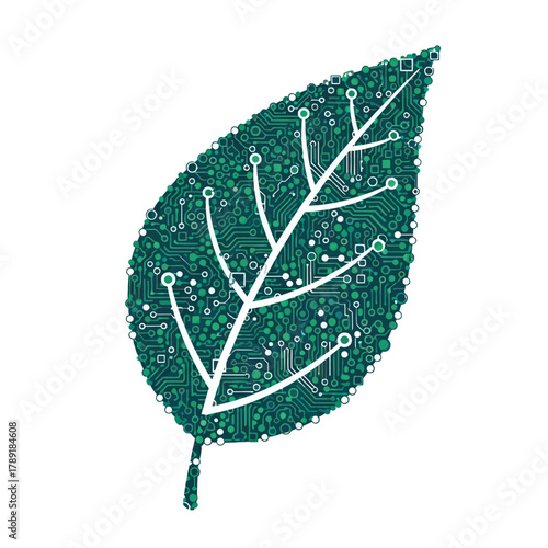 Digital Leaf - Technology and Nature Integration.