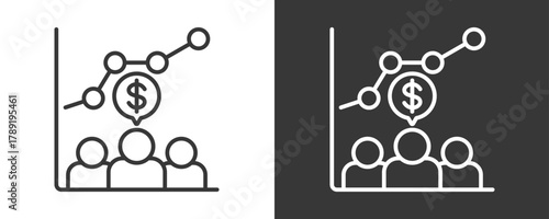 Demand Icon Set Vector Collection Isolated In Black And White