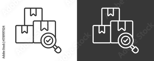 Validation Icon Set Vector Collection Isolated In Black And White