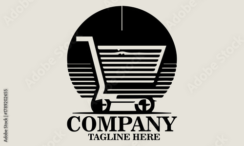 Buy nothing day illustration with shopping cart and sale tag. vector graphic of buy nothing day good for buy nothing day celebration vector illustartion