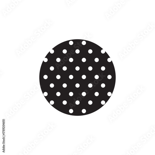 Polka Dot Pattern Circle