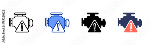 Engine Failure icon sheet multiple style collection