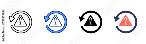 Loading Error icon sheet multiple style collection