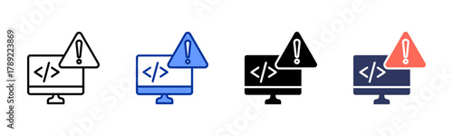 Script Error icon sheet multiple style collection