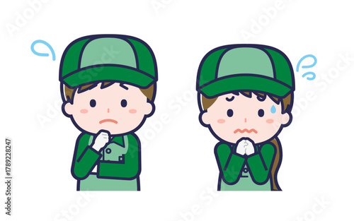 配達員／2人組／男女 05