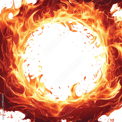 Flame effect background