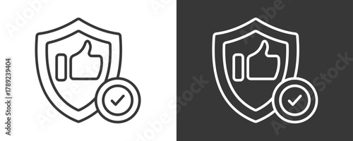 Reliability Icon Set Vector Collection Isolated In Black And White