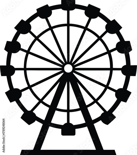 Ferris wheel amusement park entertainment ride funfair attraction festival