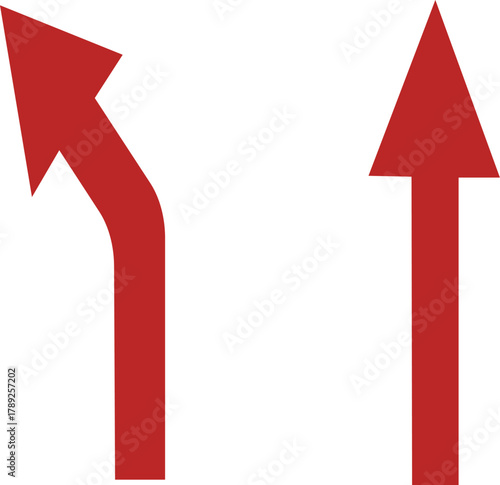 Road Navigation arrow icon set.Go straight, this way, one way only, U turn, left and right arrows symbol.arrow icon set in black circular road sign style.Crossroads IconDifferent Style