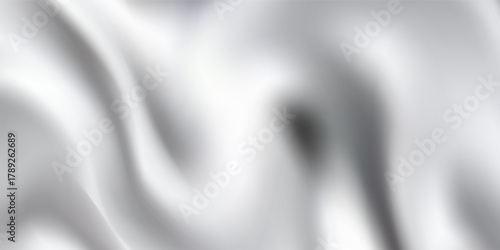 Silver foil background with metal mirror texture. Chrome gradient surface with light gloss. vector premium business