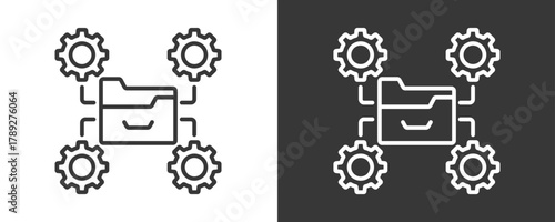 Repository Icon Set Multiple Style Collection