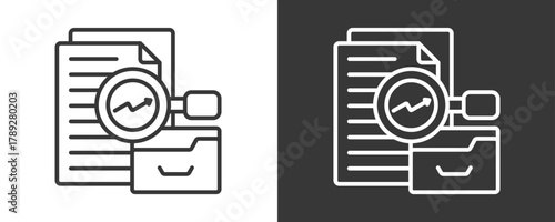 Analysis Icon Set Multiple Style Collection