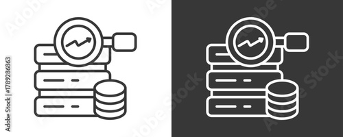 Data Analysis Icon Set Multiple Style Collection