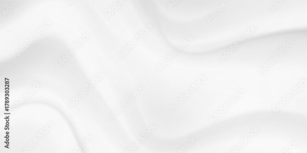 Naklejka premium Closeup of rippled white silk fabric