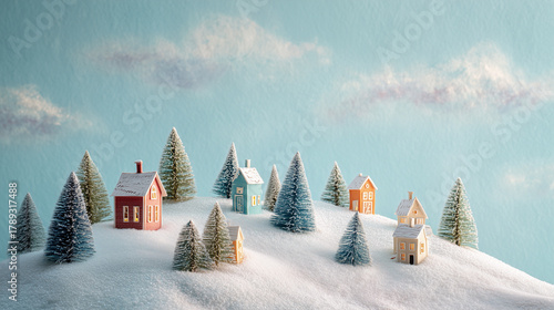 丘の上のミニチュア村 / Miniature Village on a Hill