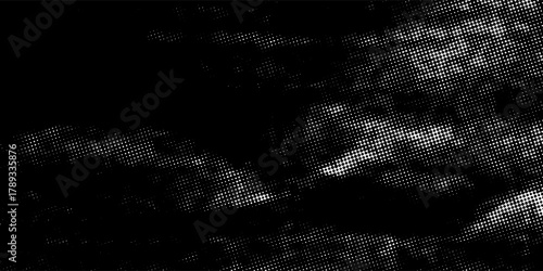 Dark Grunge Texture Background with Light Gradient and Rough Surface. Futuristic Technology Concept