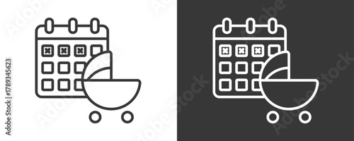 Leave Icon Set Vector Collection Isolated In Black And White