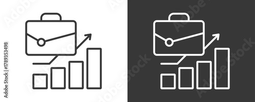 Employment Icon Set Vector Collection Isolated In Black And White