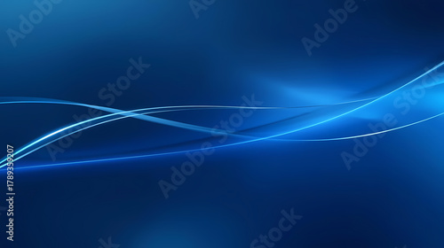 Stunning blue abstract background with flowing light trails for professional tech, dynamic presentations, or vibrant modern website design elements