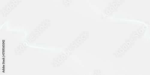 Dot white gray wave light technology texture background. Abstract big data digital concept. 3d rendering.