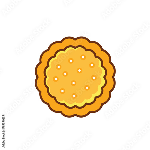 cookie isolated on white background