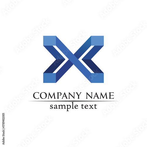 Arrows vector illustration icon Logo Template design technology