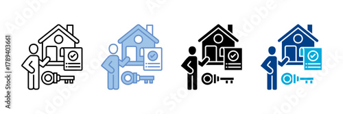 Tenant Icon Set Multiple Style Collection