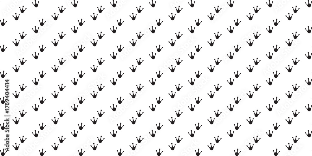 Fototapeta premium Seamless pattern of black fleur-de-lis symbols simple vector background for textile design wrapping paper or wallpaper EPS vector