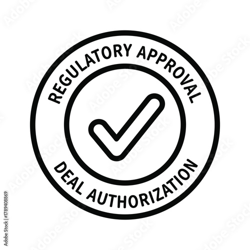 Regulatory approval and deal authorization stamp
