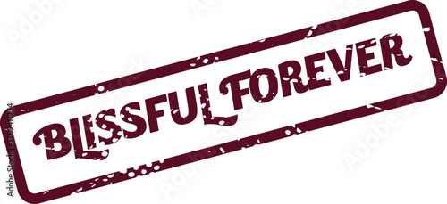 This stamp conveys enduring happiness and joy through its blissful forever message