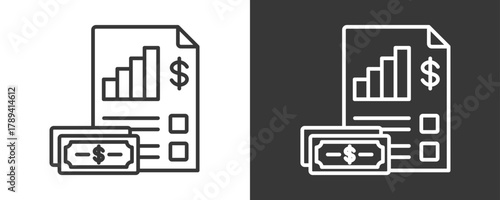 Fee Icon Set Vector Collection Isolated In Black And White