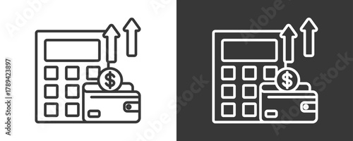 Accounting Icon Set Vector Collection Isolated In Black And White
