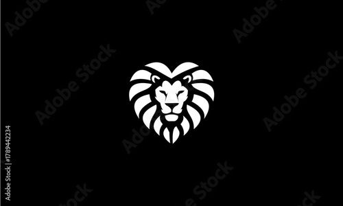 lion head mascot vector