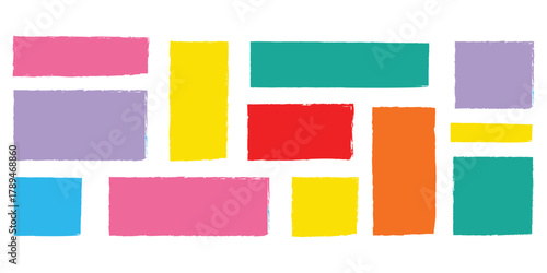 Box brush frame rough shape icon vector. Hand drawn crayon grunge brush rectangle text border. Text box frame rough grunge square paint shape symbol. vector illustration.