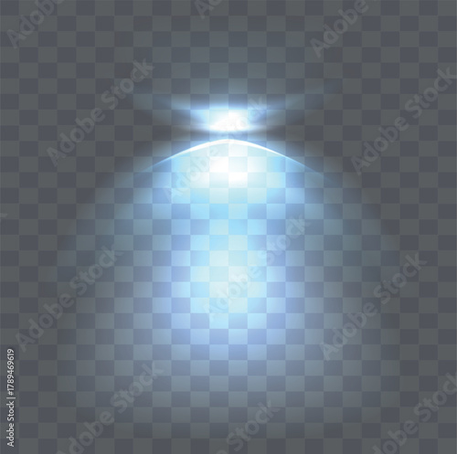 Light effect Glow isolated white transparent light effect set, lens flare, explosion, glitter, dust, line, sun flash, spark and stars, spotlight, curve twirl. Sunlight, abstract special effect