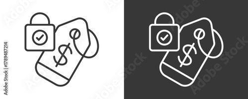 Pricing Icon Set Vector Collection Isolated In Black And White