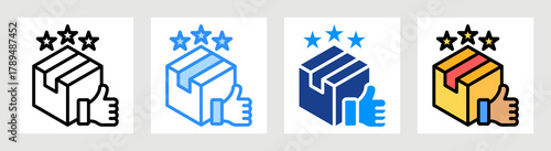 Product Review Icon Collection Set Multiple Style