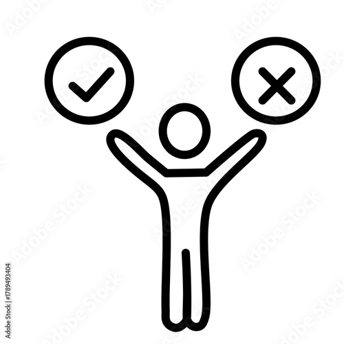 Teamwork and management line icons collection. Vector illustration