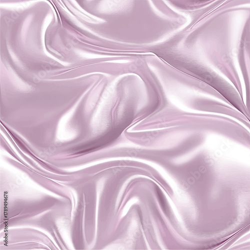 Luxurious Pink Silk Fabric Drapes