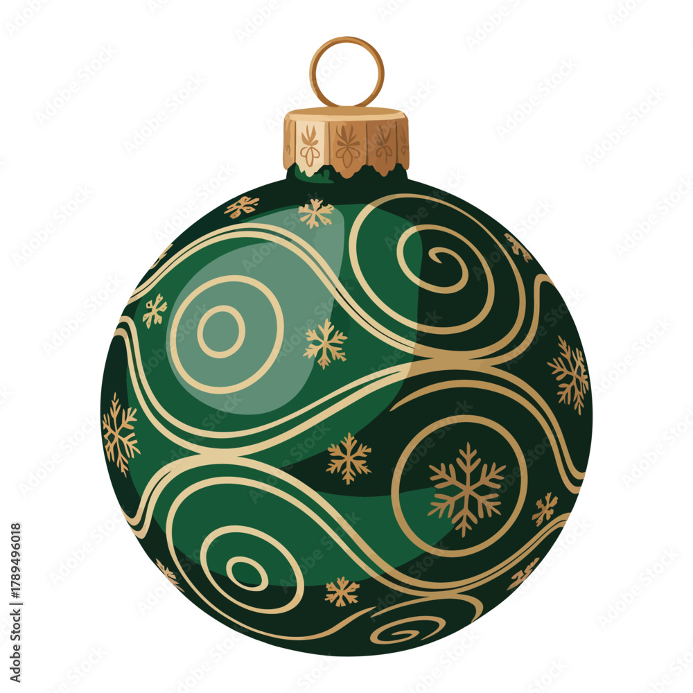 Fototapeta premium christmas tree ball
