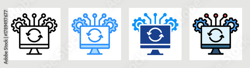 Refreshment Icon Collection Set Multiple Style