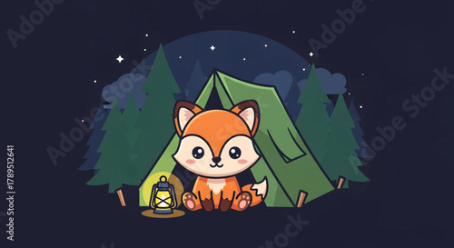 Illustration of a school building in front of mountains with education icons.