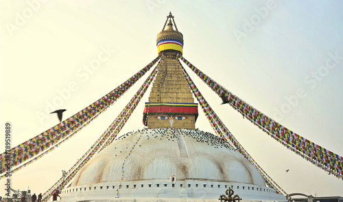 Boudhanath Stupa in Kathmandu Nepal