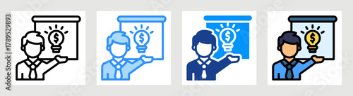 Pitch Icon Collection Set Multiple Style