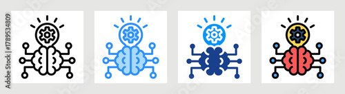 Network Intelligent Icon Collection Set Multiple Style