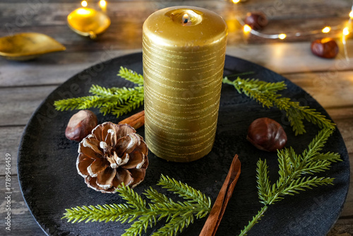 Fototapete A festive decoration typically used during Advent