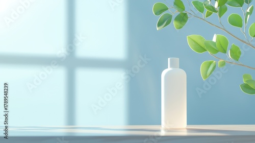 Wallpaper Mural Beauty inspired morning skincare routine under warm sunlight filtering through a window. Torontodigital.ca