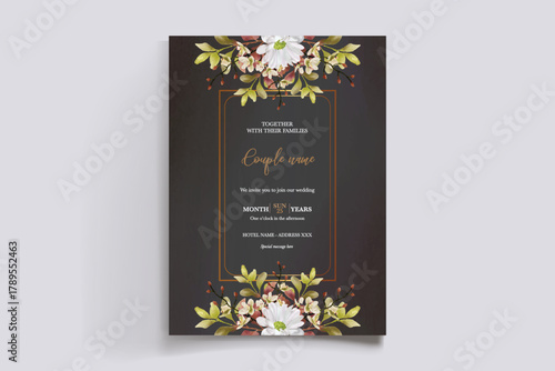 Save the date wedding invitation templates