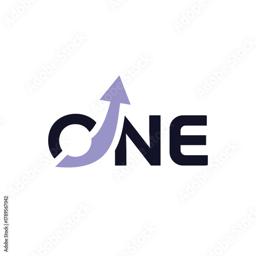 Text Logo Typography One, Symbol Logo Design Inspiration
